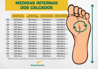 Botina de Segurança Preta com Elastico Bico de Polipropileno Fujiwara Ca 42108