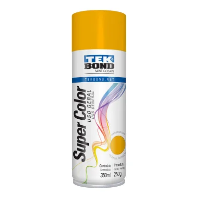 Tinta Spray Amarelo-Laranja 350Ml Tekbond