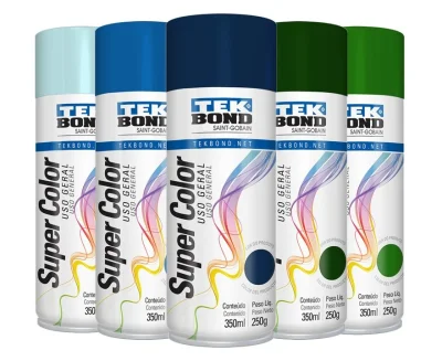 Tinta Spray Azul-Verde 350Ml Tekbond