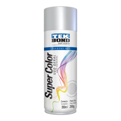 Tinta Spray Grafite-Platina-Alumínio 350Ml Tekbond