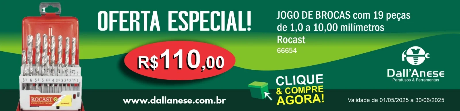 Jogo de Brocas Rocast