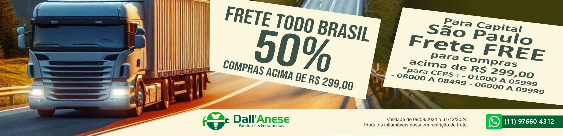 PROMOÇÃO FRETE LIGHT