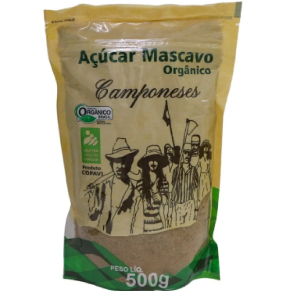 Acucar Mascavo Organico 500 Gramas
