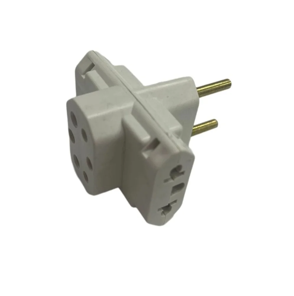 Adaptador Entrada 2P 10 Amp Saida 10 e 20 Amp Tipo T