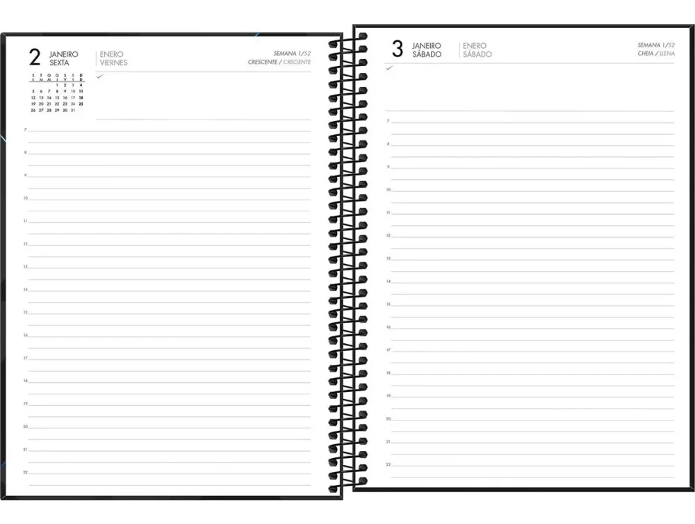 Agenda 2026 Spot Espiral 20,0 X 28,7 CM 200 Fls