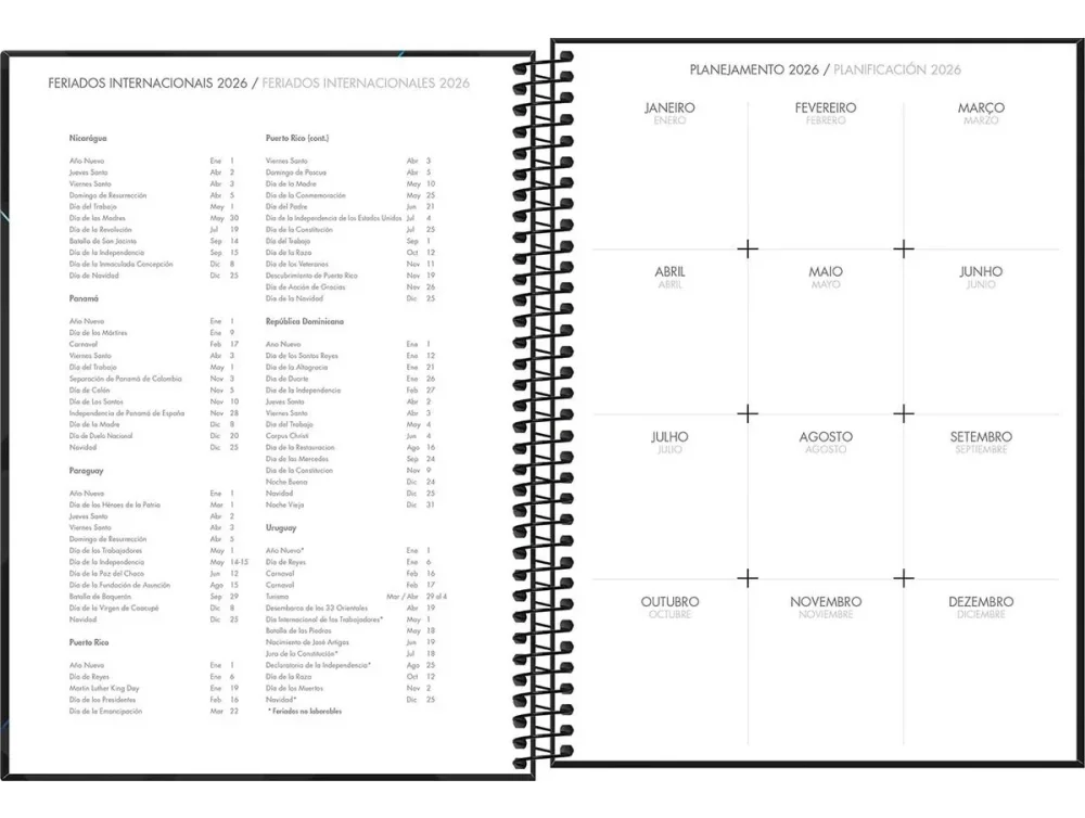 Agenda 2026 Spot Espiral 20,0 X 28,7 CM 200 Fls