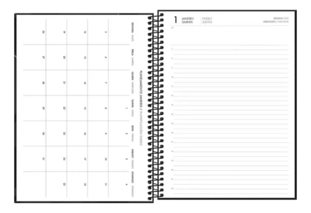 Agenda 2026 Spot Espiral Rosa 12,9 X 18,7 CM 200 Fls