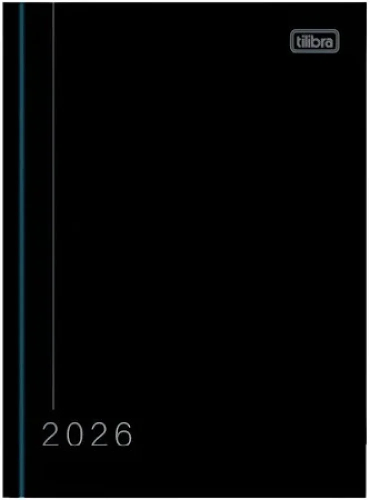 Agenda Diaria 2026 Preta Papper Tilibra