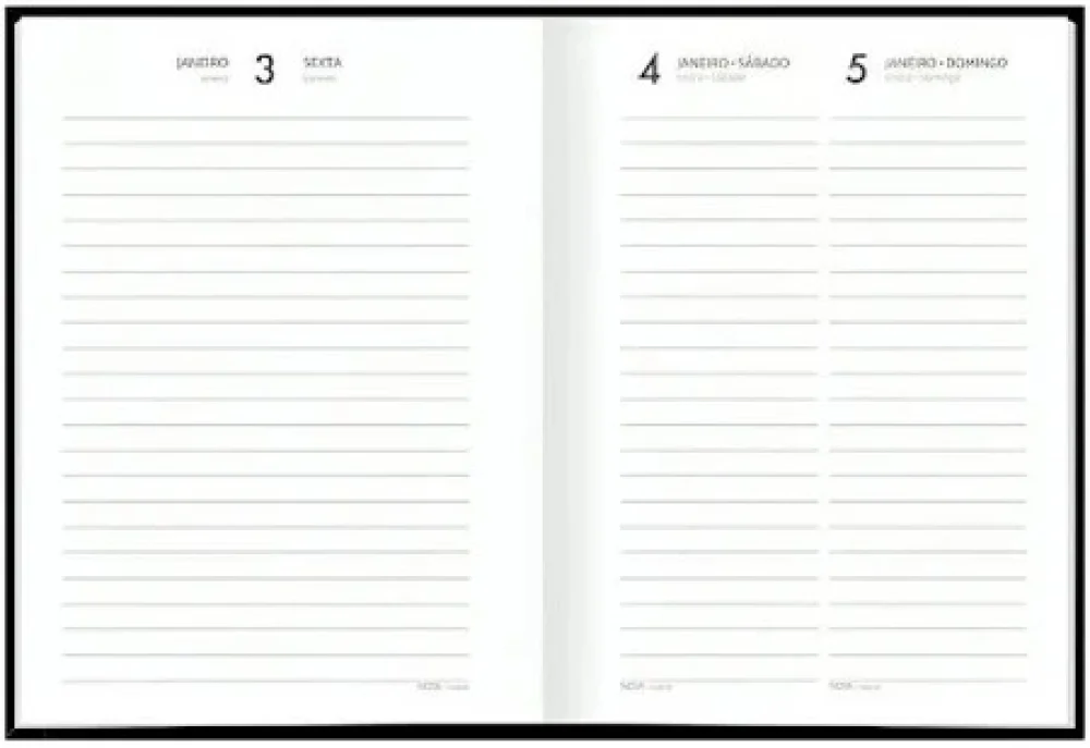 Agenda Diaria 2026 Preta Papper Tilibra