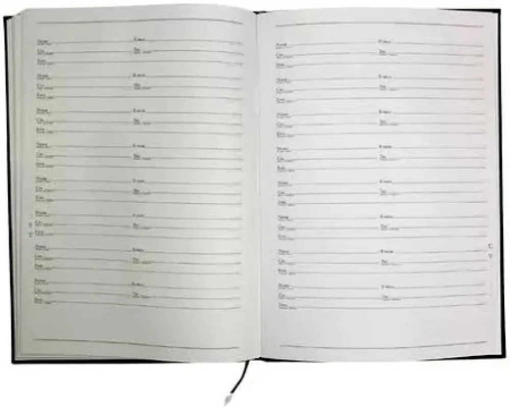 Agenda Diaria 2026 Preta Redoma