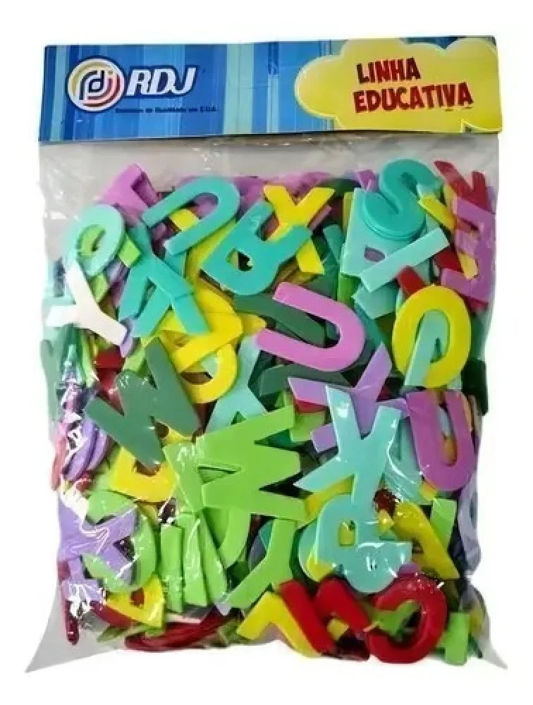 Alfabeto Movel C/ 572 Pecas em Eva