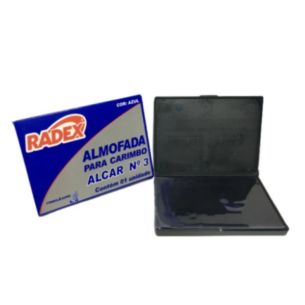 Almofada P/ Carimbo 3 Azul Radex