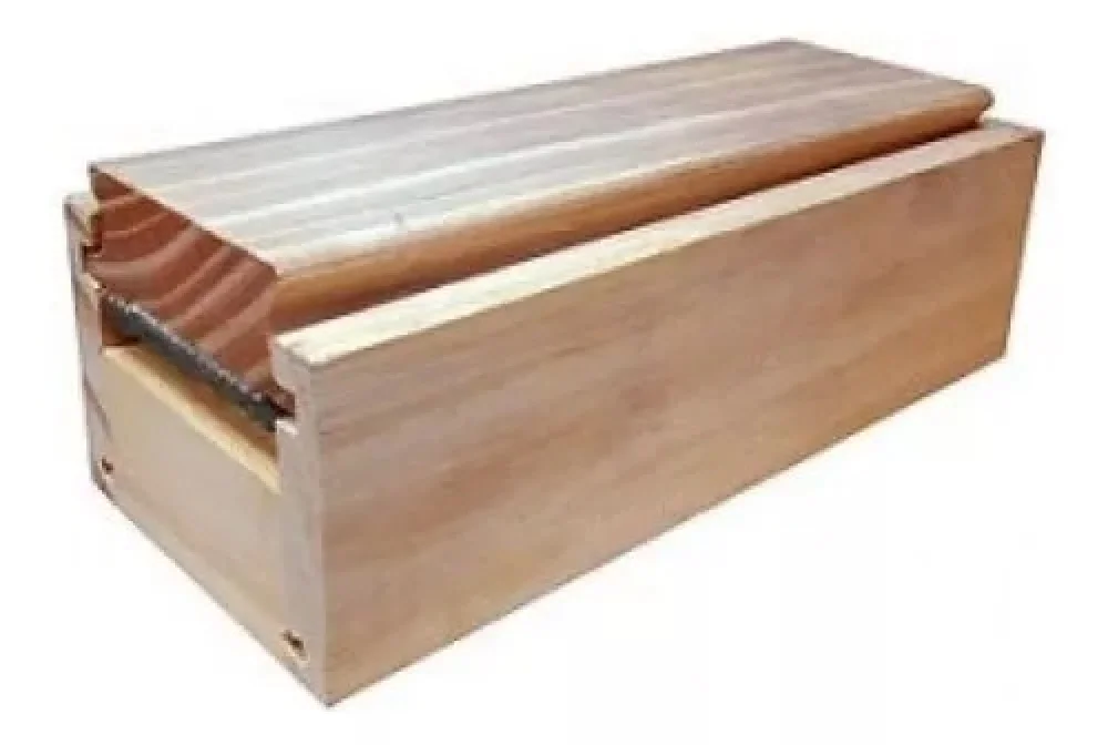 Apagador Quadro Negro C/ Deposito 06Cm X 16Cm Madeira