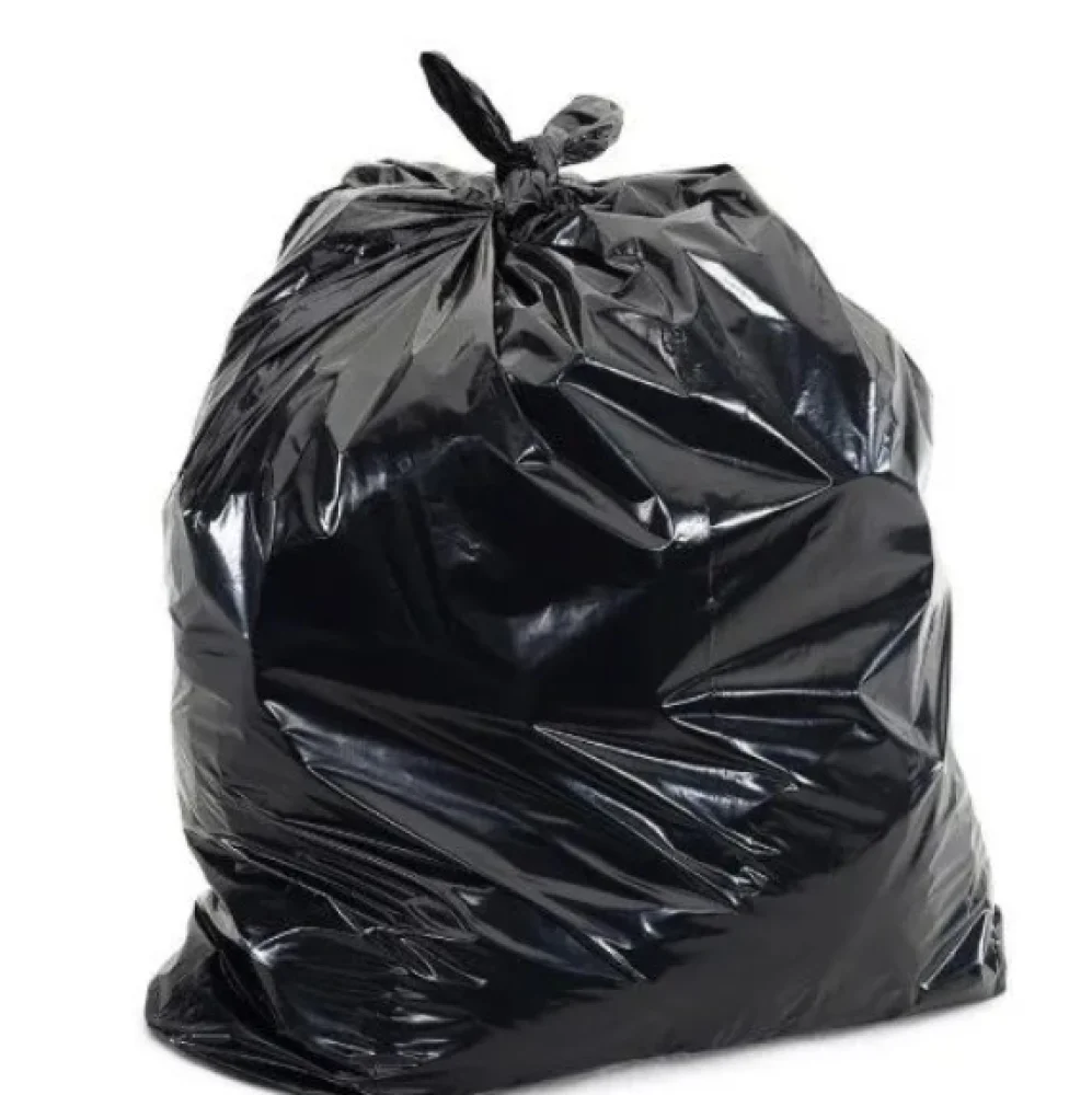 Saco de Lixo 100 Litros 75X90X 08 Micras ( Cento ) Preto