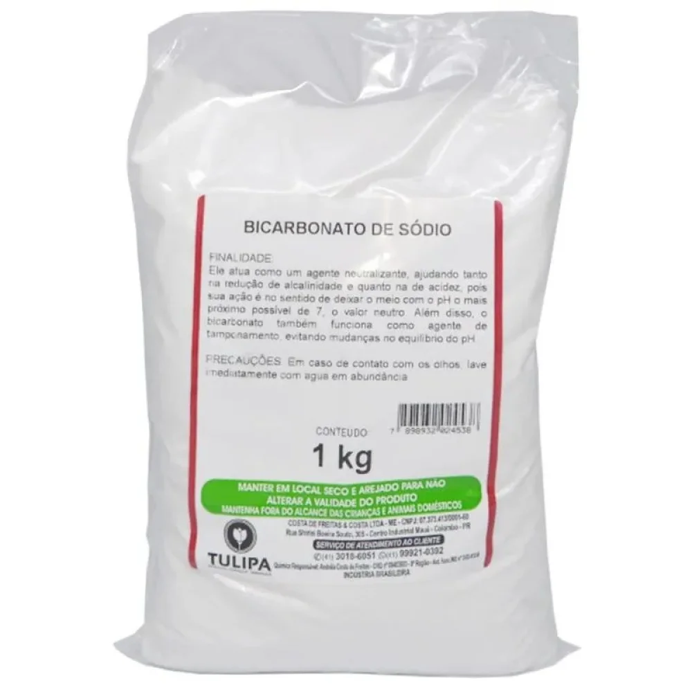 Bicarbonato de Sodio em Po 01 Kilo