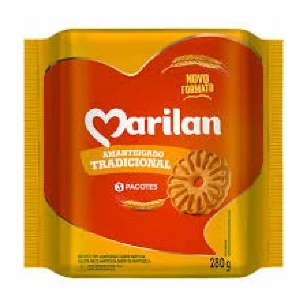Biscoito Amanteigado Tradicional 280 Gramas Marilan