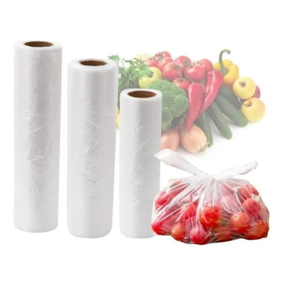 Bobina Picotada 20X30 CM 1 Kg C/ 500 Unid. Fundo Reto