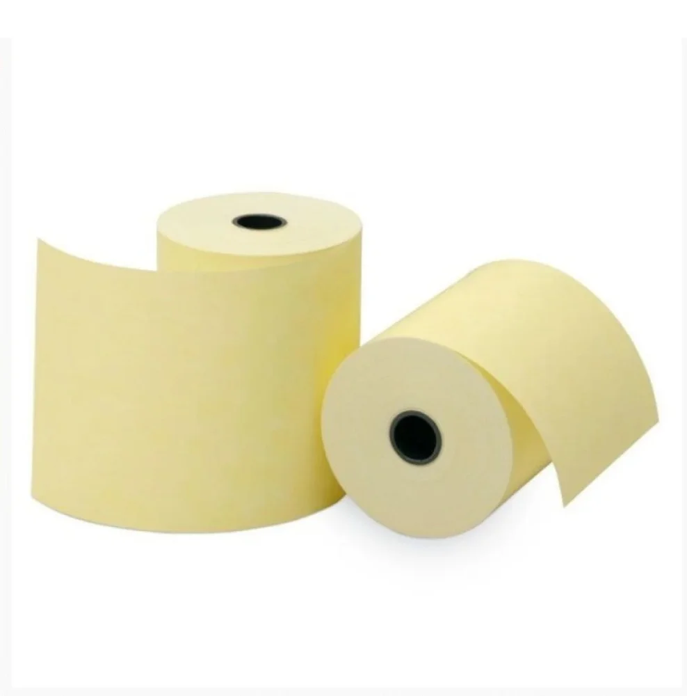 Bobina Térmica 80X30Cm Amarela Caixa com 30 Rolos.