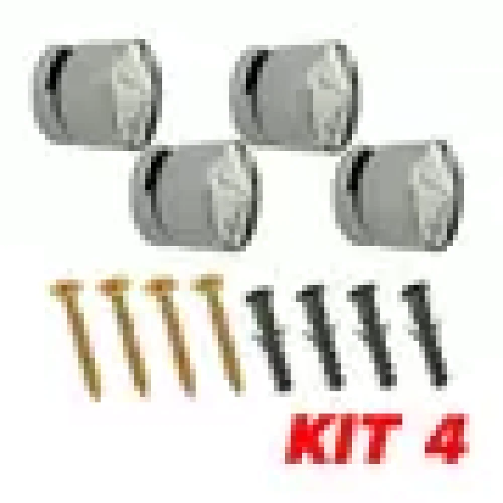 Botão Francês para Espelho Jogo com 04 Peças