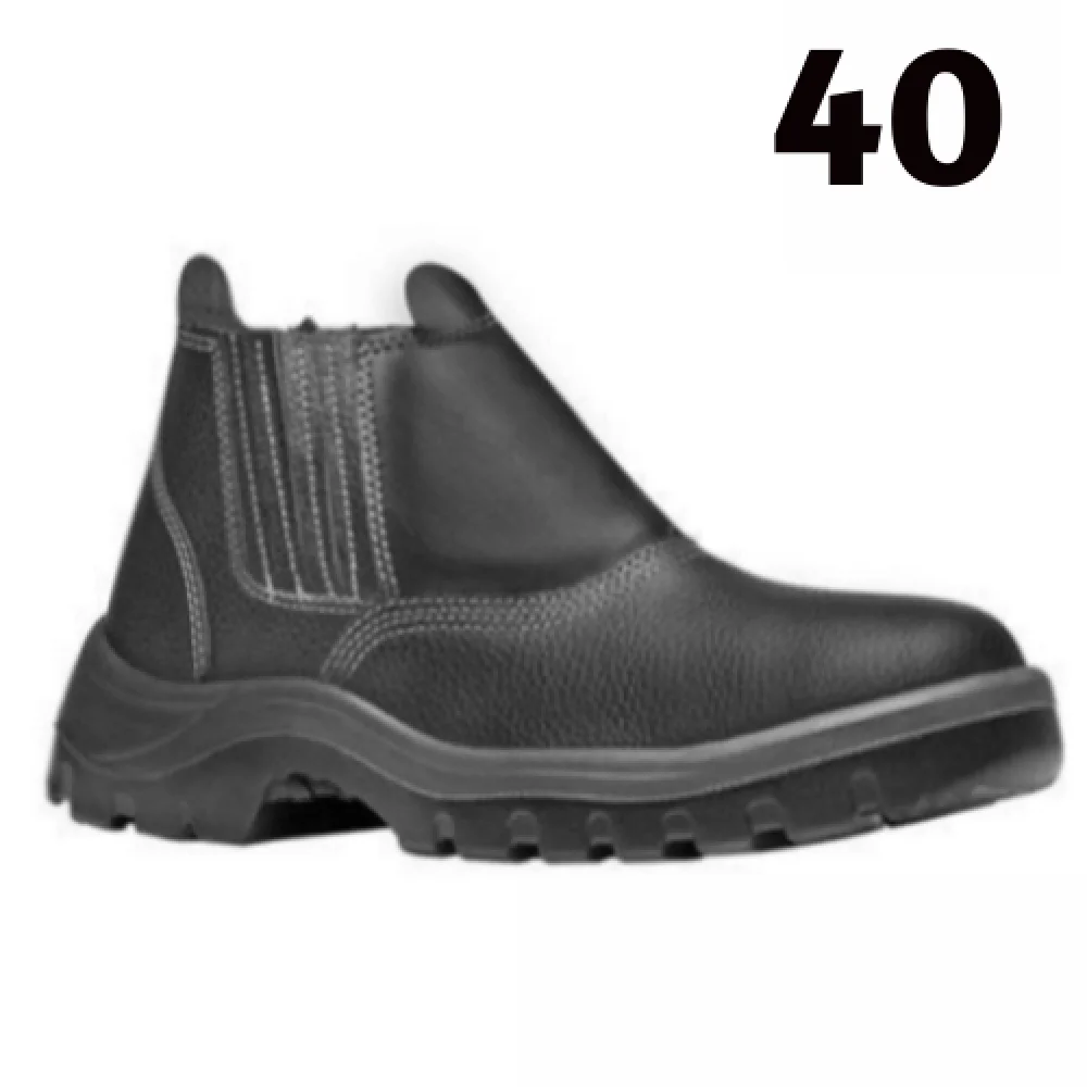 Botina Elástico Mono Nr.40 Preta Linha Conforto