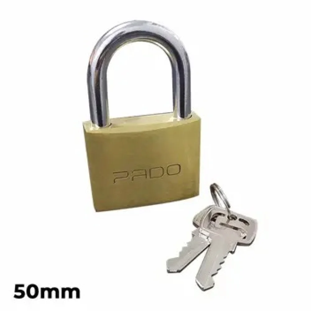 Cadeado Latao 50 MM Pado C/ 02 Chaves
