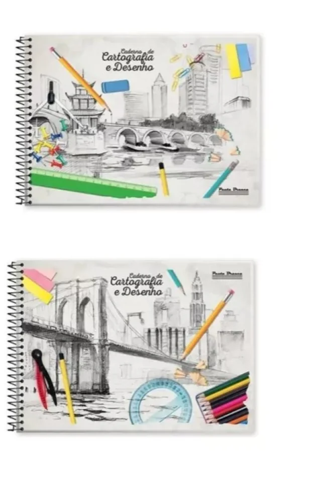 Caderno Desenho Espiral 40 Fls