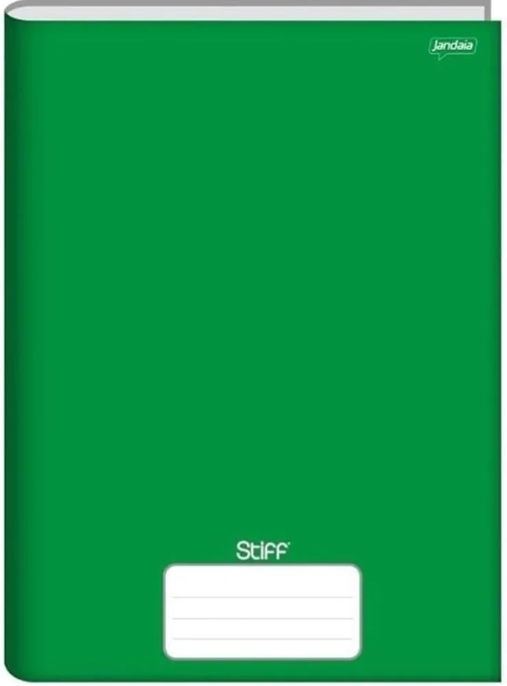 Caderno Linguagem Brochura CD Verde 1/4 96 Fls