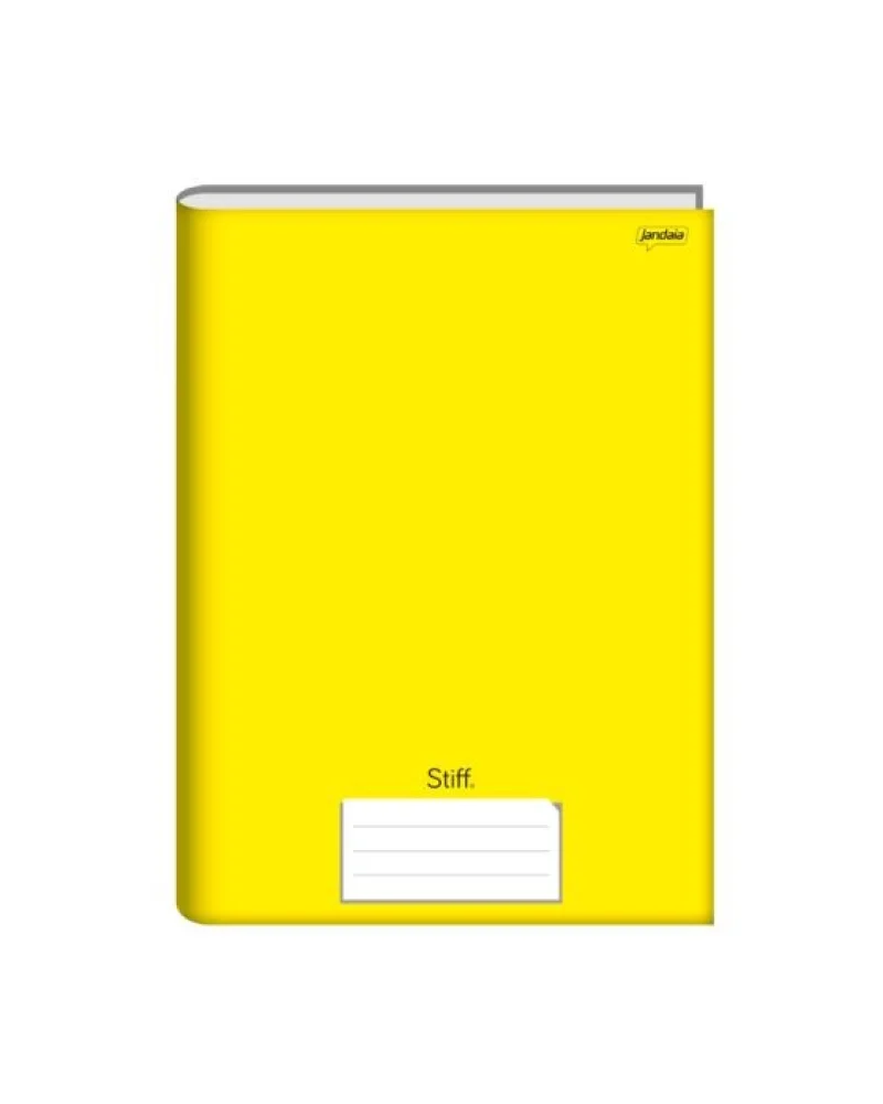 Caderno Linguagem Brochurao CD Amarelo Univ 48 Fls