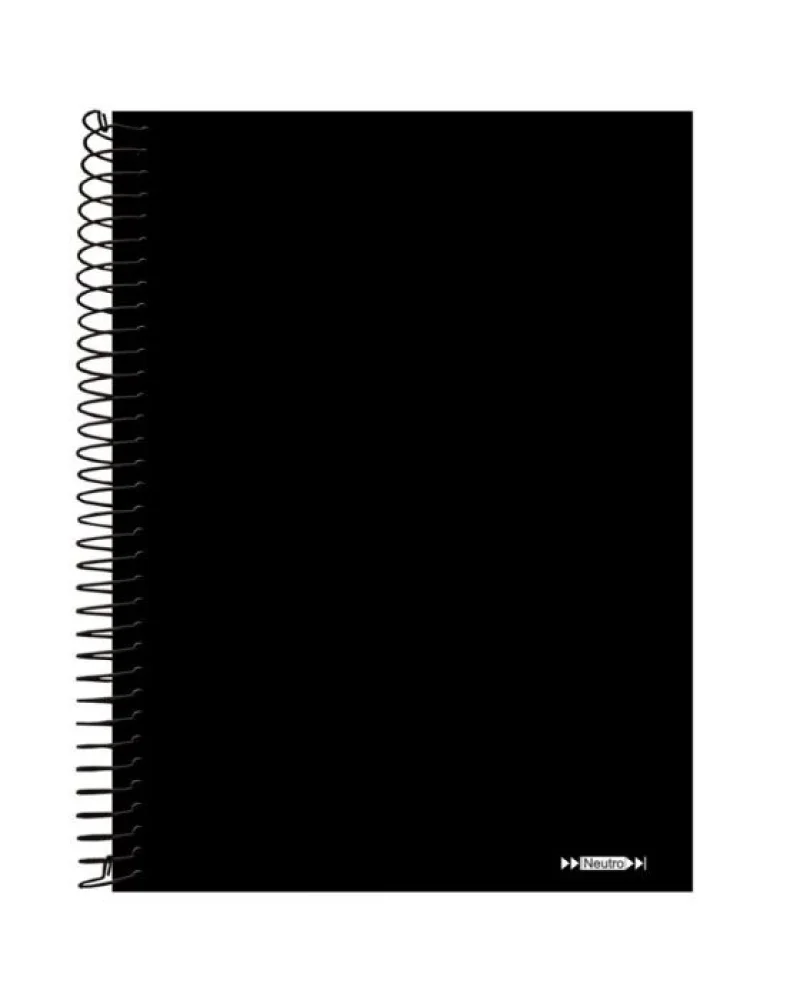 Caderno Linguagem Espiral CD 1/4 96 Fls Capa Neutra Tamoio