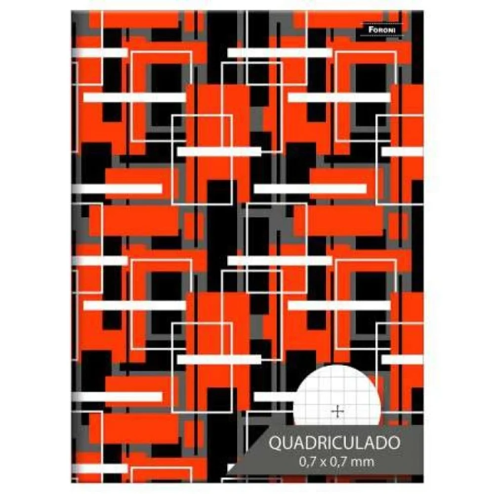 Caderno Univ Quadriculado 80 Folhas