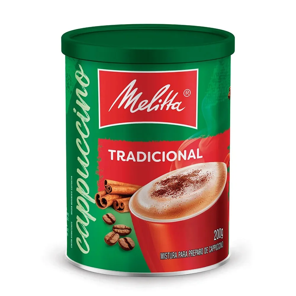 Cafe Cappucino Melitta Tradicional 200 Gramas