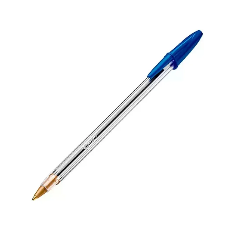 Caneta Esferográfica Bic Cristal Azul (Cx. C/ 50 Unidades)