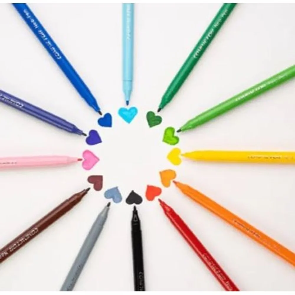 Caneta Hidrocor Compactor Gigante C/24 Cores