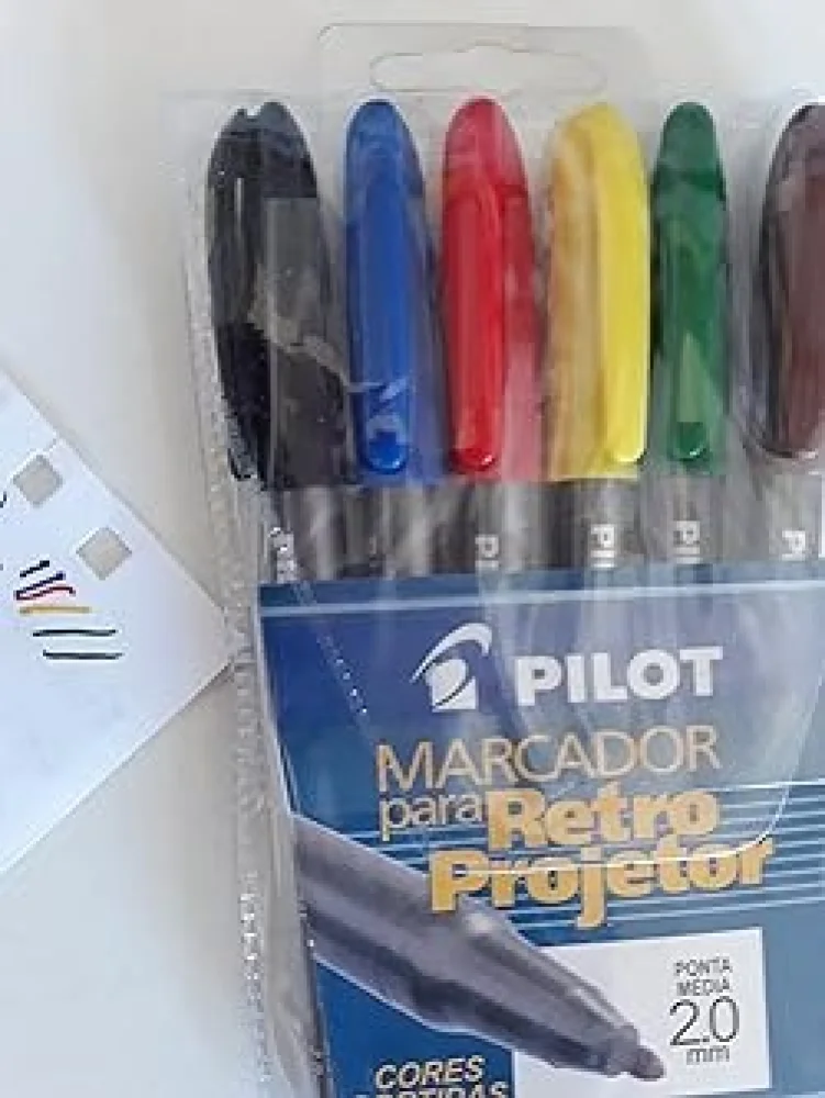 Caneta Retro Projetor 2.0 Media Jogo 06 Cores Pilot