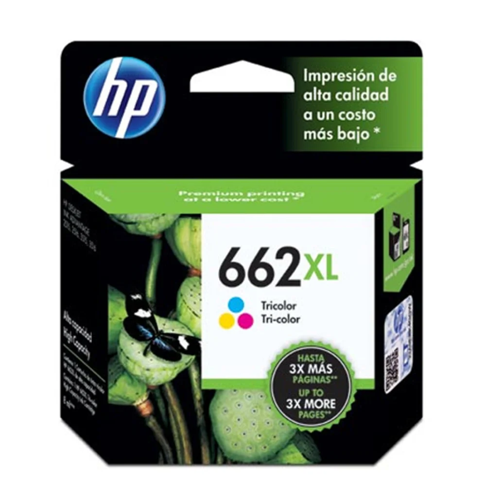 Cartucho de Tinta Colorido Hp 662Xl Cz106Ab Hp