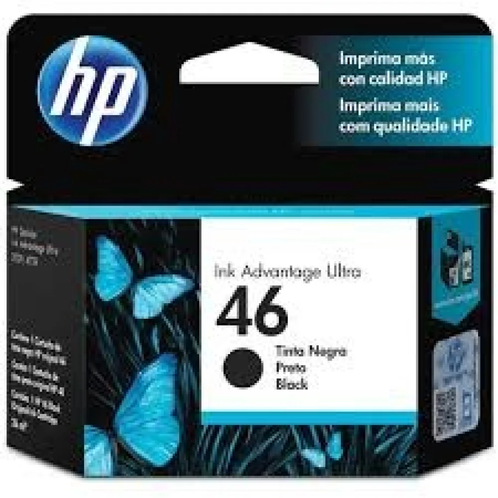 Cartucho Hp 46 Cz637Al Preto 26 ML Original