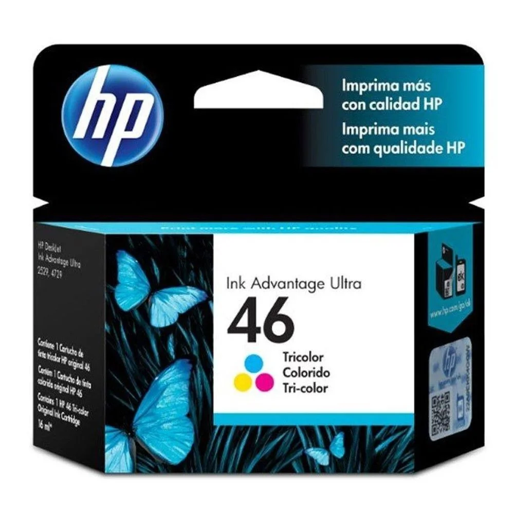 Cartucho Hp 46 Cz638Al Colorido 16 ML Original