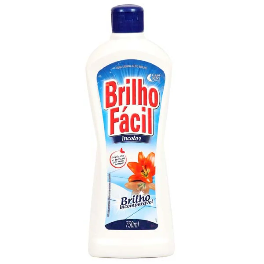 Cera Liquida Incolor Brilho Fácil 750 ML