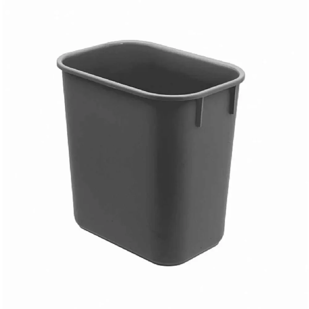 Cesto de Lixo Cinza Comum Retang 12 Litros Acrimet