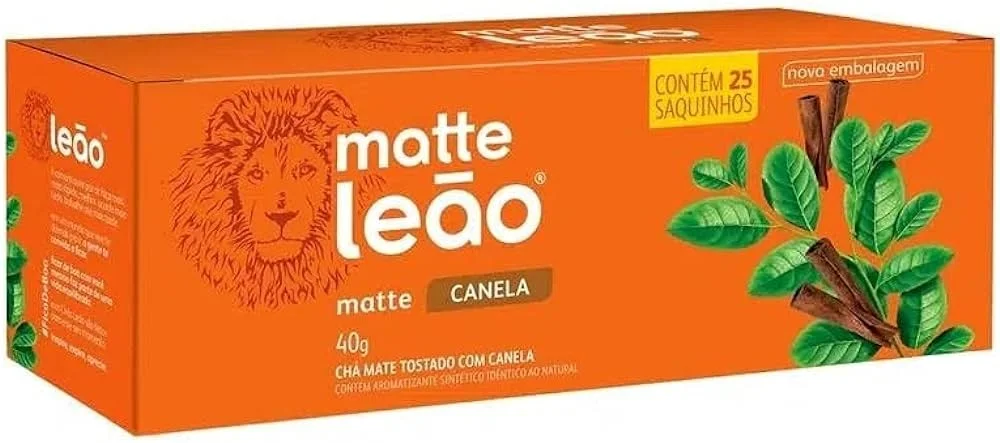 Cha Mate Leao Canela C/ 25 Saquinhos