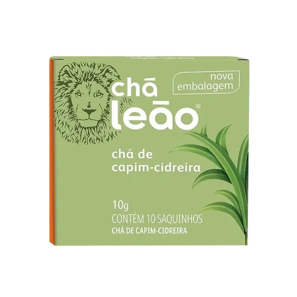 Cha Mate Leao Capim Cidreira C/ 10 Saquinhos