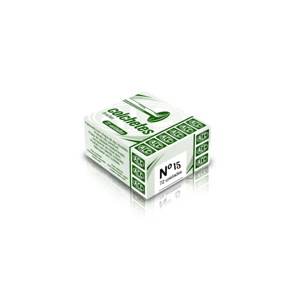 Colchete Nr 15 C/ 72 Unidades Acc