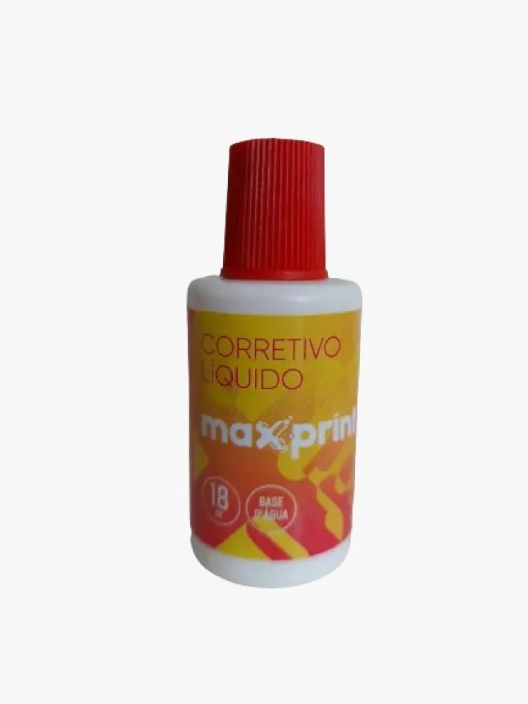 Corretivo Liquido Maxprint a Base de Agua