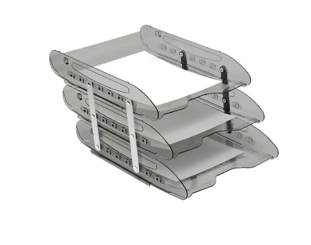 Cx. Correspondencia Tripla Movel Fume Super X Acrimet