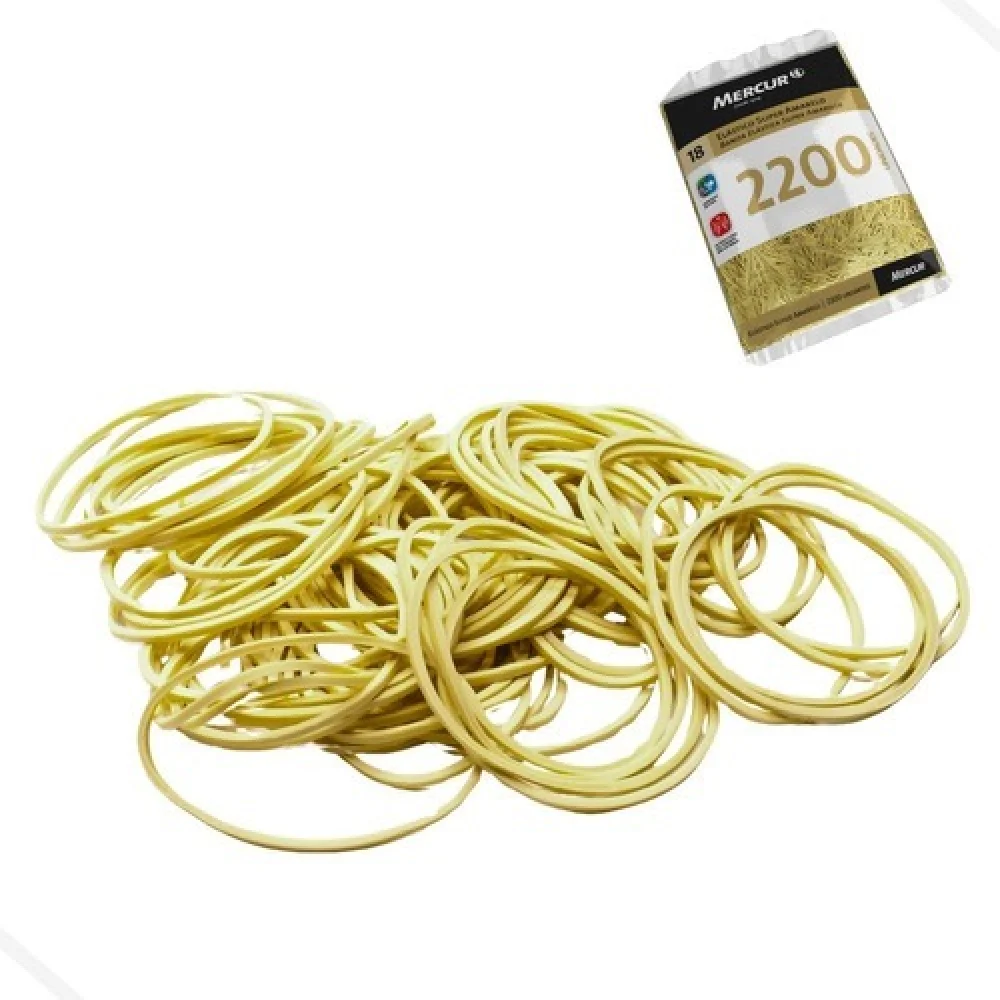 Elastico 2200 Unid. Super Amarelo Mercur