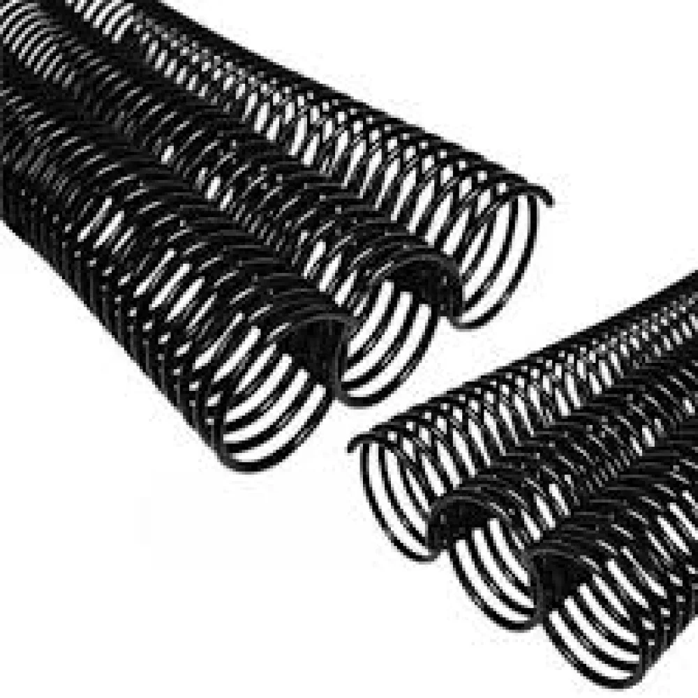Espiral Preto 14Mm P/85 Fls.(Cento) Plaspiral