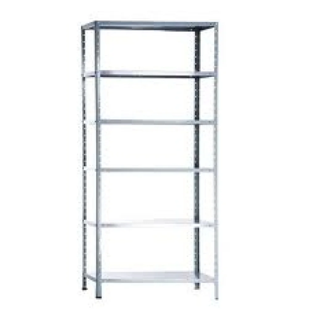 Estante de Aço 6 Prat. Cinza 1,98X0,92X0,42 Chapa 26 ( Desmontada )