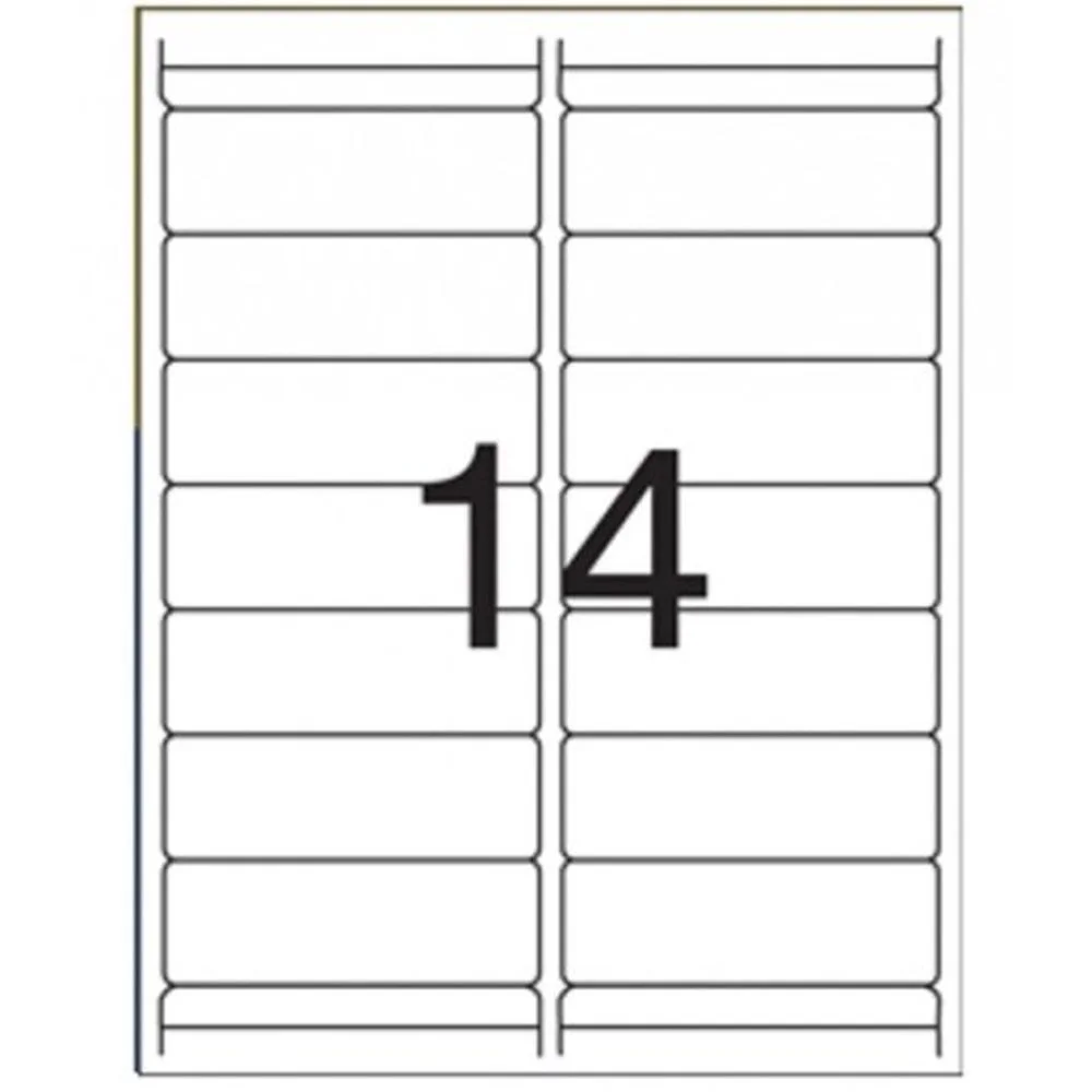 Etiqueta Laser Jet 6182 Pimaco 33,9 X 101,6 C/ 100 Fls.