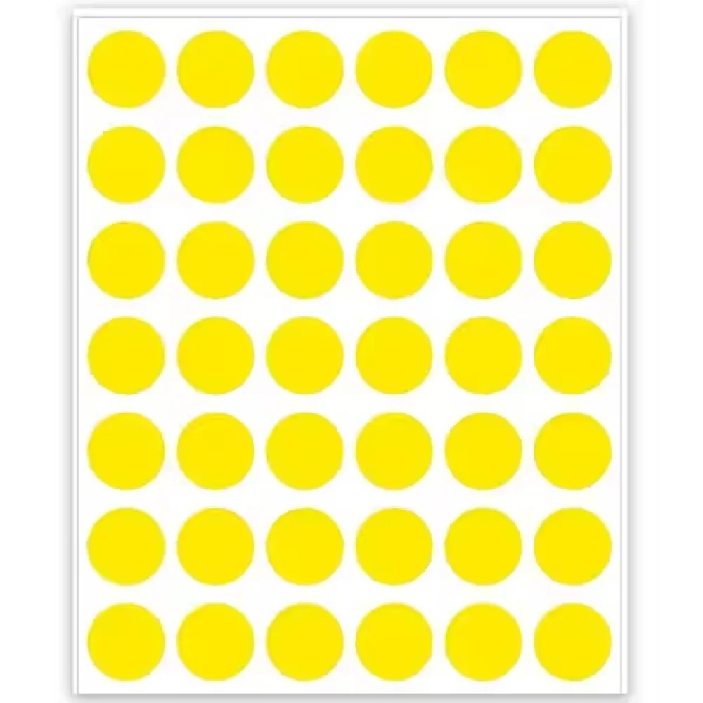 Etiqueta Pimaco Tp-12 Amarela C/210 Unidades