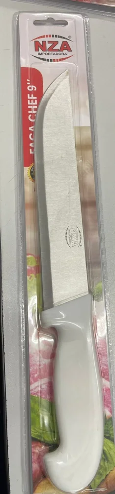 Faca 9 Polegadas Cabo Branco Nza